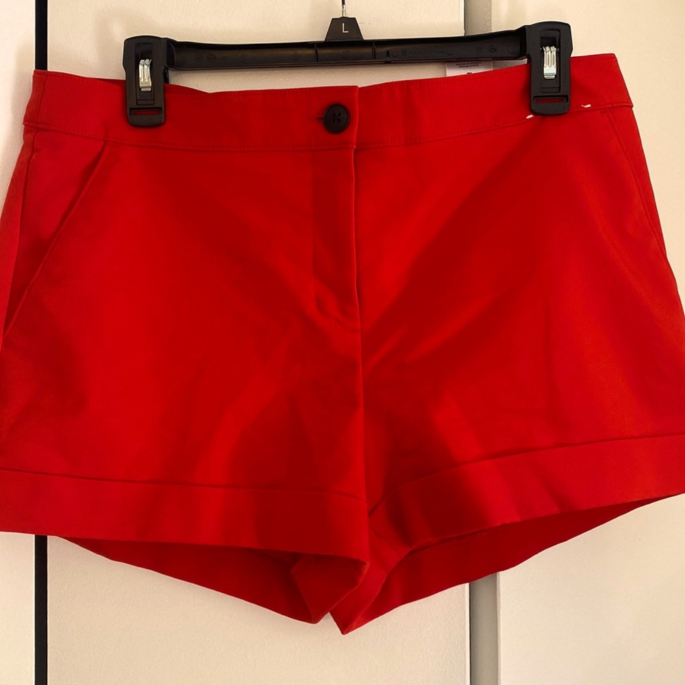 Size 12, Red Midrise Shorts from Express. No longer fit.